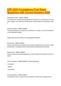 EDF 6225 Foundations Final Exam Questions with Correct Answers 2026