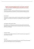 BIOLOGY 101 Vertebrate Biology Final Exam&comma; Key Concepts University of&NewLine;Wisconsin-Madison &vert; UPDATED Questions with 100&percnt; Correct Answers
