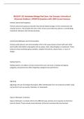 BIOLOGY 101 Vertebrate Biology Final Exam&comma; Key Concepts University of&NewLine;Wisconsin-Madison &vert; UPDATED Questions with 100&percnt; Correct Answers
