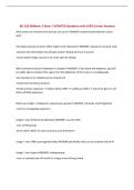 BIS 102 Midterm 2 Exam &vert; UPDATED Questions with 100&percnt; Correct Answers&NewLine;