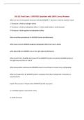 BIS 102 Final Exam &vert; UPDATED Questions with 100&percnt; Correct Answers&NewLine;