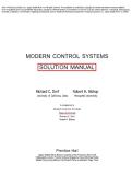 Modern Control Systems Solution Manual &lpar;12th Edition&rpar; - Dorf & Bishop &vert; PDF&NewLine;&NewLine;