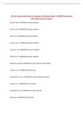 BIS 102 Amino Acids Exam University of California-Davis &vert; UPDATED Questions with 100&percnt; Correct Answers