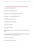 BIS 102 Final Exam &vert; UPDATED Questions with 100&percnt; Correct Answers&NewLine;