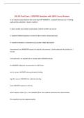 BIS 102 Final Exam &vert; UPDATED Questions with 100&percnt; Correct Answers&NewLine;