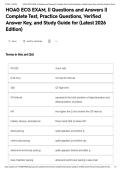 HOAG ECG EXAM&comma; &vert;&vert; Questions and Answers &vert;&vert; Complete Test&comma; Practice Questions&comma; Verified Answer Key&comma; and Study Guide for &lpar;Latest 2026 Edition&rpar;&NewLine;&NewLine;