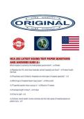 HCA 202 LATEST EXAMS TEST PAPER QUESTIONS AND ANSWERS SURE A&period;pdf