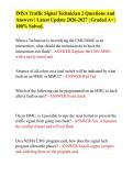 IMSA Traffic Signal Technician 2 Questions And&NewLine;Answers &vert; Latest Update 2026-2027 &vert; Graded A&plus; &vert;&NewLine;100&percnt; Solved&period;