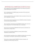 BMGT 364 Week 13 Exam &vert; UPDATED Questions with 100&percnt; Correct Answers&NewLine;