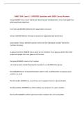 BMGT 364&colon; Exam 2 &vert; UPDATED Questions with 100&percnt; Correct Answers&NewLine;