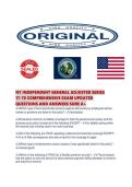 NY INDEPENDENT GENERAL ADJUSTER SERIES&NewLine;17-70 COMPREHENSIVE EXAM UPDATED&NewLine;QUESTIONS AND ANSWERS SURE A&plus;