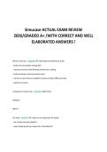 Simucase ACTUAL EXAM REVIEW &NewLine;2026&sol;GRADED A&plus; &sol;WITH CORRECT AND WELL &NewLine;ELABORATED ANSWERS &excl;