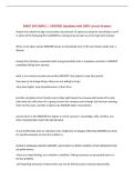 BMGT 364 EXAM 1 &vert; UPDATED Questions with 100&percnt; Correct Answers&NewLine;