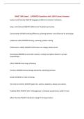 BMGT 364 Exam 1 &vert; UPDATED Questions with 100&percnt; Correct Answers&NewLine;