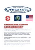 NY INDEPENDENT GENERAL ADJUSTER SERIES&NewLine;17-70 STUDY EXAMS GUIDE UPDATED&NewLine;QUESTIONS AND ANSWERS SURE A&plus;