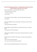 BSC 2010 FIU Biotech Summer Exam 2 - Dr Sharp Florida International University &vert; UPDATED Questions with 100&percnt; Correct Answers