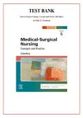 Medical-Surgical Nursing&colon; Concepts and Practice&comma; 6th Edition &mdash; by Holly Stromberg &vert; Complete Test Bank &lpar;Ch&period; 1-49&rpar;
