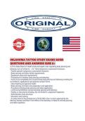 OKLAHOMA TATTOO STUDY EXAMS GUIDE QUESTIONS AND ANSWERS SURE A&period;pdf