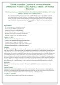 TFM-08 Exam Prep Document 2026-2027 QUESTIONS AND ANSWERS ALREADY GRADED A&plus;&period; 100&percnt; Verified&NewLine;Solutions &vert; Updated Per Latest Guidelines &vert; Graded A&plus;