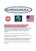 OKLAHOMA TATTOO LICENSE CORRECT FINAL EXAM QUESTIONS AND ANSWERS SURE A&period;pd