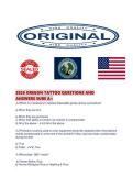 2026 OREGON TATTOO QUESTIONS AND ANSWERS SURE A&period;pdf