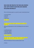 NHA CCMA 2ND PRACTICE TEST NEW AND UPDATED 2026 &vert;WITH VERIFIED QUESTIONS AND ANSWERS INCLUDING RATIONALE&excl;&excl;&excl;