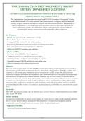WGU D169 OA Exam 2026-2027 QUESTIONS AND ANSWERS ALREADY GRADED A&plus;&period; 100&percnt; Verified&NewLine;Solutions &vert; Updated Per Latest Guidelines &vert; Graded A&plus;