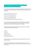 Ignatavicius Gerontology HESI Exam Revision Questions with Verified Solutions
