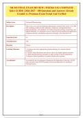 NR 565 Final Exam Review &vert; Weeks 5&ndash;8 &vert; Complete Q&A Guide &lpar;2026&ndash;2027&rpar; PDF