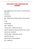 FCCN Level 2 TEST QUESTIONS AND CORRECT ANSWERS &sol; LATEST 2026&sol;2027 UPDATE &sol; GRADED A&plus;&period;