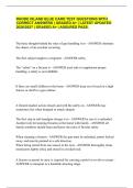 RHODE ISLAND BLUE CARD TEST QUESTIONS WITH&NewLine;CORRECT ANSWERS &vert; GRADED A&plus; &vert; LATEST UPDATED&NewLine;2026&sol;2027 &vert; GRADED A&plus; &vert; ASSURED PASS&period; 