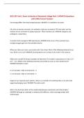 BSCI 207 Unit 1 Exam University of Maryland-College Park &vert; UPDATED Questions with 100&percnt; Correct Answers