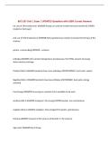 BSCI 207 Unit 1 Exam &vert; UPDATED Questions with 100&percnt; Correct Answers&NewLine;