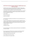 BSCI 207 UNIT 3 University of Maryland-College Park &vert; UPDATED Questions with 100&percnt; Correct Answers&NewLine;