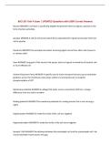 BSCI 207 Unit 4 Exam &vert; UPDATED Questions with 100&percnt; Correct Answers&NewLine;
