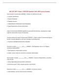 BSCI 207 UNIT II Exam &vert; UPDATED Questions with 100&percnt; Correct Answers&NewLine;