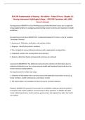 BUNDLE FOR BSN 246 EXAMS with UPDATED Questions and  100&percnt; Verified Answers