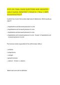 PHYS 261 FINAL EXAM QUESTIONS AND ANSWERS &ndash;&NewLine;Latest Update 2026&sol;2027 &vert; Rated A&plus; &vert; New &vert; 100&percnt;&NewLine;Guaranteed Pass&excl;&excl; 
