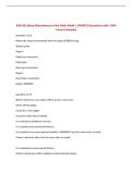 BSN 425 Sleep Disturbances in the Older Adult &vert; UPDATED Questions with 100&percnt; Correct Answers