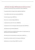 BSN 425 Facts About Aging &vert; UPDATED Questions with 100&percnt; Correct Answers&NewLine;