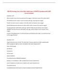 BSN 425 Nursing Care of the Older Adult Exam&vert; UPDATED Questions with 100&percnt; Correct Answers&NewLine;