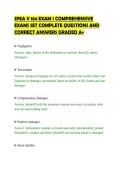 SPEA V 184 EXAM 1 COMPREHENSIVE&NewLine;EXAMS SET COMPLETE QUESTIONS AND&NewLine;CORRECT ANSWERS GRADED A&plus;