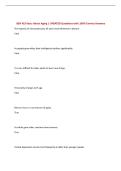 BSN 425 Facts About Aging &vert; UPDATED Questions with 100&percnt; Correct Answers&NewLine;