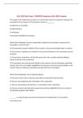 BUL 3320 Final Exam &vert; UPDATED Questions with 100&percnt; Answers&NewLine;
