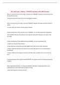 BUL 3320 Exam 1 Review &vert; UPDATED Questions with 100&percnt; Answers&NewLine;