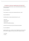BUL 3320 Exam 1 Study Guide &vert; UPDATED Questions with 100&percnt; Answers&NewLine;