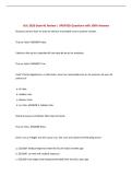 BUL 3320 Exam &num;1 Review &vert; UPDATED Questions with 100&percnt; Answers&NewLine;