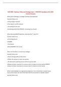 BUS 4403 - Business Policy and Strategy Exam &vert; UPDATED Questions with 100&percnt; Correct Answers