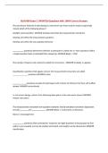 BUSI 600 Exam &vert; UPDATED Questions with 100&percnt; Correct Answers&NewLine;