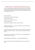 BUSI 600&colon; Chapter 2 Test &vert; UPDATED Questions with 100&percnt; Correct Answers&NewLine;